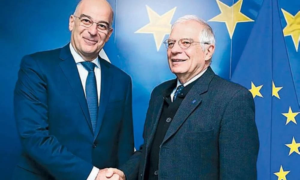 Συνάντηση Μπορέλ-Δένδια: Με ελικόπτερο πάνω από τα σύνορα του Έβρου